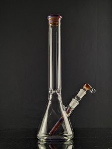 Amber purple beaker