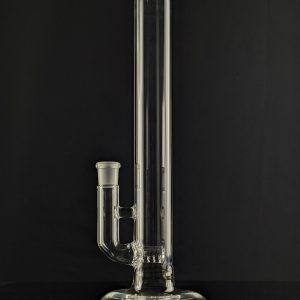Green Belt Glass hollow foot tube with down-grid perc