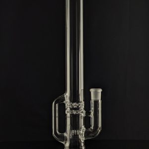 Green Belt Glass Blooper Tube with up-grid perc and 18mm fitting